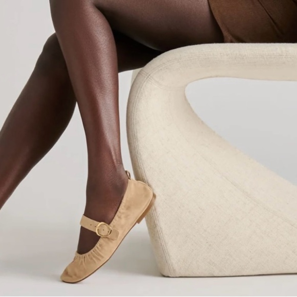 Dolce Vita Caely Ballet Flat in Camel Suede - Picture 3 of 3